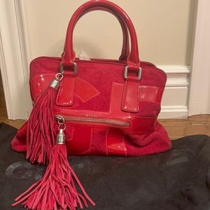 Authentic red gf(ferre) bag